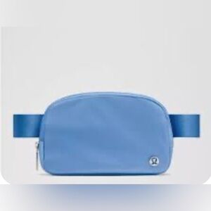 The Lululemon Everywhere Belt Bag in Sold Out Color~Pool.  It’s a gorgeous blue!
